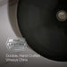 KOHLER K-7806 Carillon 17-3/4" round drop-in bathroom sink, no overflow, black black - view 2
