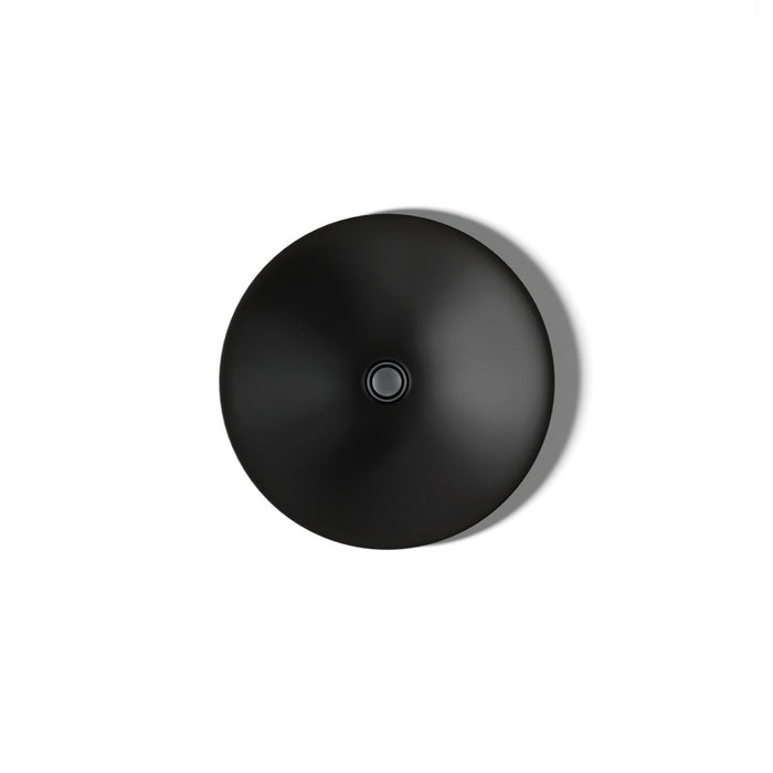 KOHLER K-7806 Carillon 17-3/4" round drop-in bathroom sink, no overflow, black black - view 3