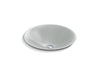 KOHLER K-7806 Carillon 17-3/4" round drop-in bathroom sink, no overflow, ice grey