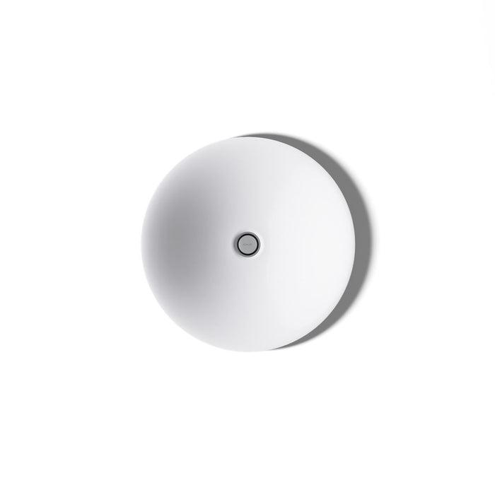 KOHLER K-7806 Carillon 17-3/4" round drop-in bathroom sink, no overflow, white - view 4