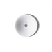KOHLER K-7806 Carillon 17-3/4" round drop-in bathroom sink, no overflow, white - view 4