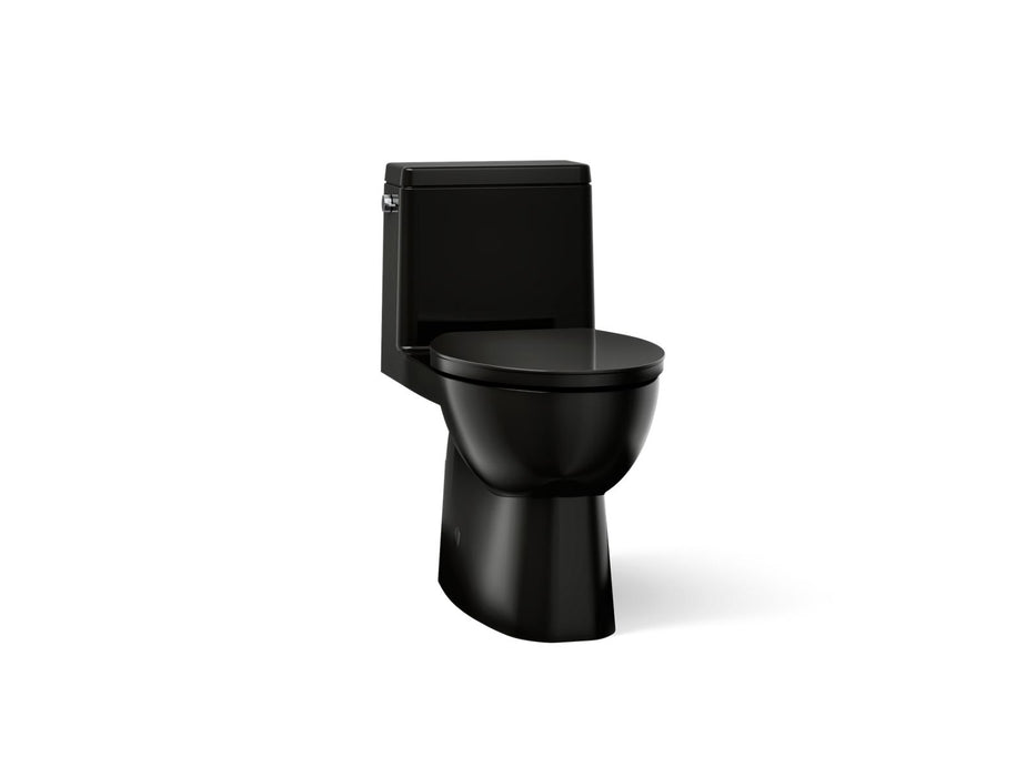KOHLER K-78080 Reach One-piece compact elongated toilet with skirted trapway, 1.28 gpf