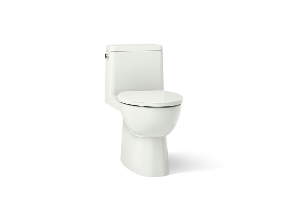 KOHLER K-78080 Reach One-piece compact elongated toilet with skirted trapway, 1.28 gpf