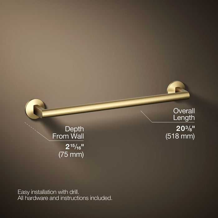 KOHLER K-78372 Components 18" towel bar