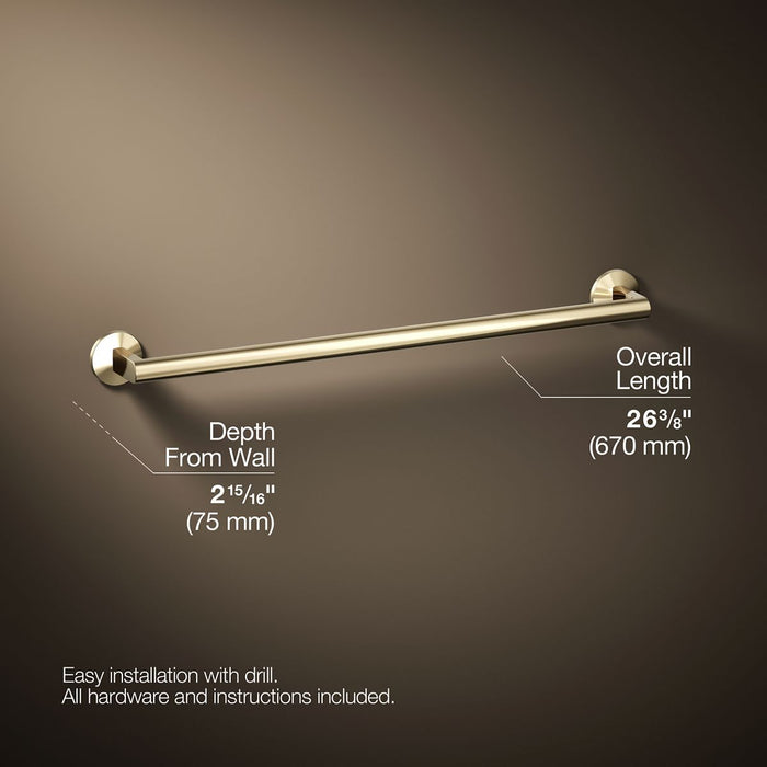 KOHLER K-78373 Components 24" towel bar