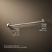KOHLER K-78374 Components 30" towel bar, vibrant brushed nickel - view 5