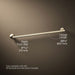 KOHLER K-78374 Components 30" towel bar, vibrant french gold - view 3