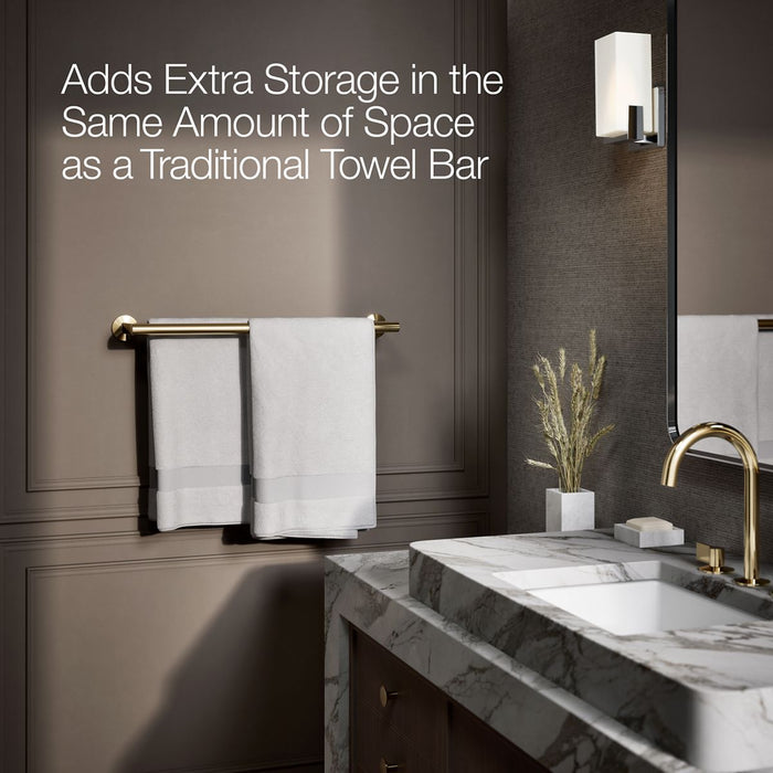 KOHLER K-78375 Components Double towel bar