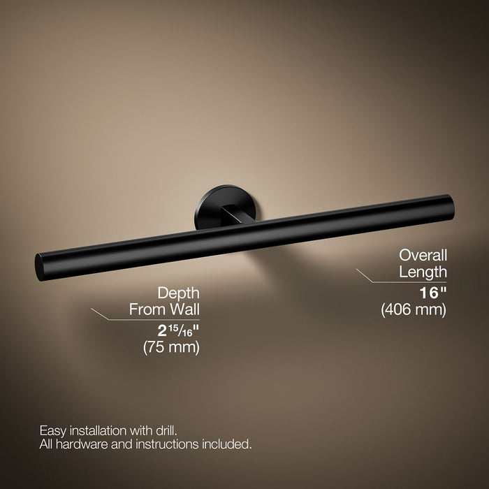 KOHLER K-78379 Components Double towel arm