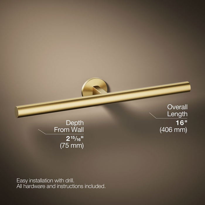 KOHLER K-78379 Components Double towel arm