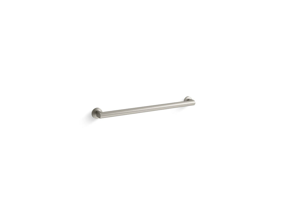 KOHLER K-78387 Components 24" grab bar, vibrant brushed nickel