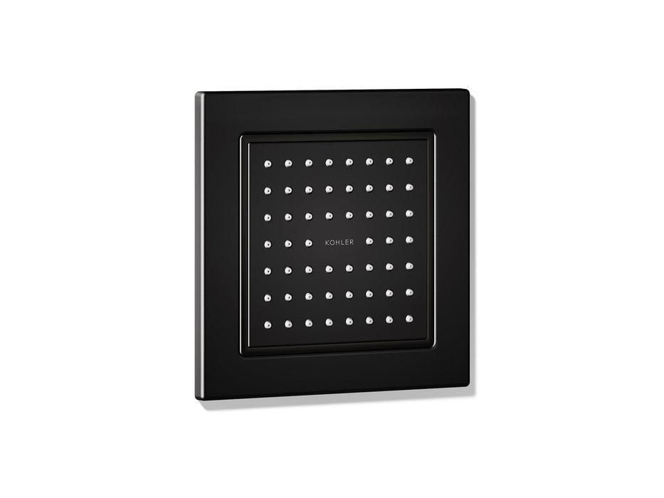 KOHLER K-8002 WaterTile Square 54-nozzle single-function body spray, 2.5 gpm, matte black