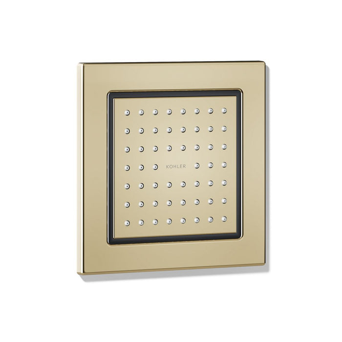 KOHLER K-8002 WaterTile Square 54-nozzle single-function body spray, 2.5 gpm, vibrant french gold - view 4
