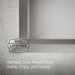 KOHLER K-80085-1PC Task Smart Divide 33" top-/undermount double-bowl workstation kitchen sink, stainless steel - view 3