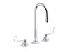 KOHLER K-800T70-5ATA Triton Widespread lavatory faucet, less drain, 0.35 gpm, polished chrome