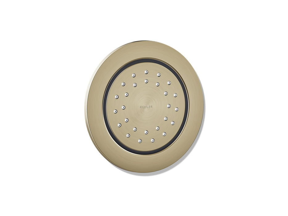 KOHLER K-8013-AK WaterTile Round 27-nozzle single-function body spray, 2.0 gpm, vibrant brushed bronze