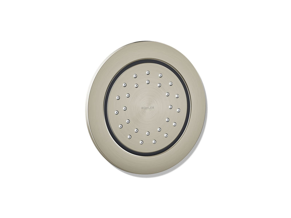 KOHLER K-8013-AK WaterTile Round 27-nozzle single-function body spray, 2.0 gpm, vibrant brushed nickel