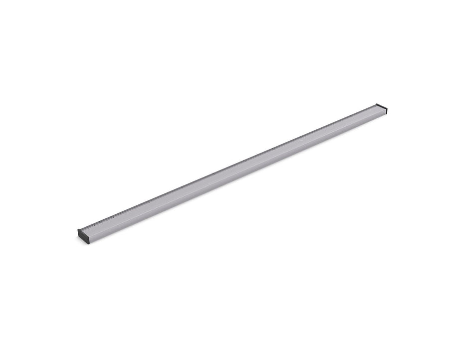 KOHLER K-80649 2-1/2" x 60" linear drain grate with tile-in panel, bright silver