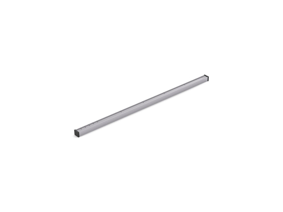KOHLER K-80650 1-1/4" x 36" linear drain grate with tile-in panel, bright silver
