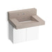 KOHLER K-81024-BPW Constellation 30" wall-mount lavatory system with backsplash, canvas