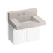 KOHLER K-81024-BPW Constellation 30" wall-mount lavatory system with backsplash, desertsilver