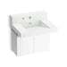 KOHLER K-81024-BPW Constellation 30" wall-mount lavatory system with backsplash, miami white
