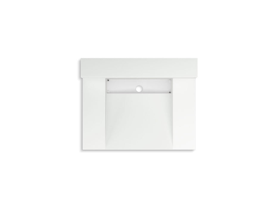 KOHLER K-81024-BSS Constellation 30" wall-mount lavatory system with backsplash, miami white