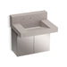 KOHLER K-81024-BSS Constellation 30" wall-mount lavatory system with backsplash, neutral concrete