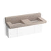 KOHLER K-81025-BPW Constellation 60" wall-mount basin lavatory system with backsplash, canvas