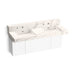 KOHLER K-81025-BPW Constellation 60" wall-mount basin lavatory system with backsplash, et cal gold