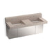 KOHLER K-81025-BSS Constellation 60" wall-mount basin lavatory system with backsplash, canvas