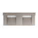 KOHLER K-81025-BSS Constellation 60" wall-mount basin lavatory system with backsplash, concrete