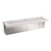 KOHLER K-81025-BSS Constellation 60" wall-mount basin lavatory system with backsplash, et statuario