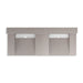 KOHLER K-81025-BSS Constellation 60" wall-mount basin lavatory system with backsplash, neutral concrete