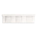 KOHLER K-81026-BSS Constellation 90" wall-mount basin lavatory system with backsplash, designer white