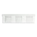 KOHLER K-81026-BSS Constellation 90" wall-mount basin lavatory system with backsplash, miami white