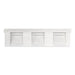 KOHLER K-81026-BSS Constellation 90" wall-mount basin lavatory system with backsplash, pearl jasmine