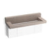 KOHLER K-81027-BPW Constellation 60" wall-mount trough lavatory system with backsplash, canvas