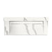 KOHLER K-81027-BSS Constellation 60" wall-mount trough lavatory system with backsplash, et bianco cal