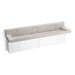 KOHLER K-81028-BPW Constellation 90" wall-mount trough lavatory system with backsplash, desertsilver