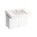 KOHLER K-81029-BPW Constellation 30" wall-mount lavatory system, designer white