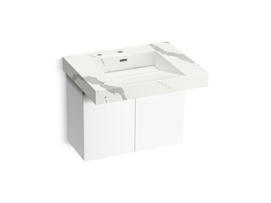 KOHLER K-81029-BPW Constellation 30" wall-mount lavatory system, et bianco cal