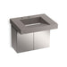 KOHLER K-81029-BSS Constellation 30" wall-mount lavatory system, ash concrete