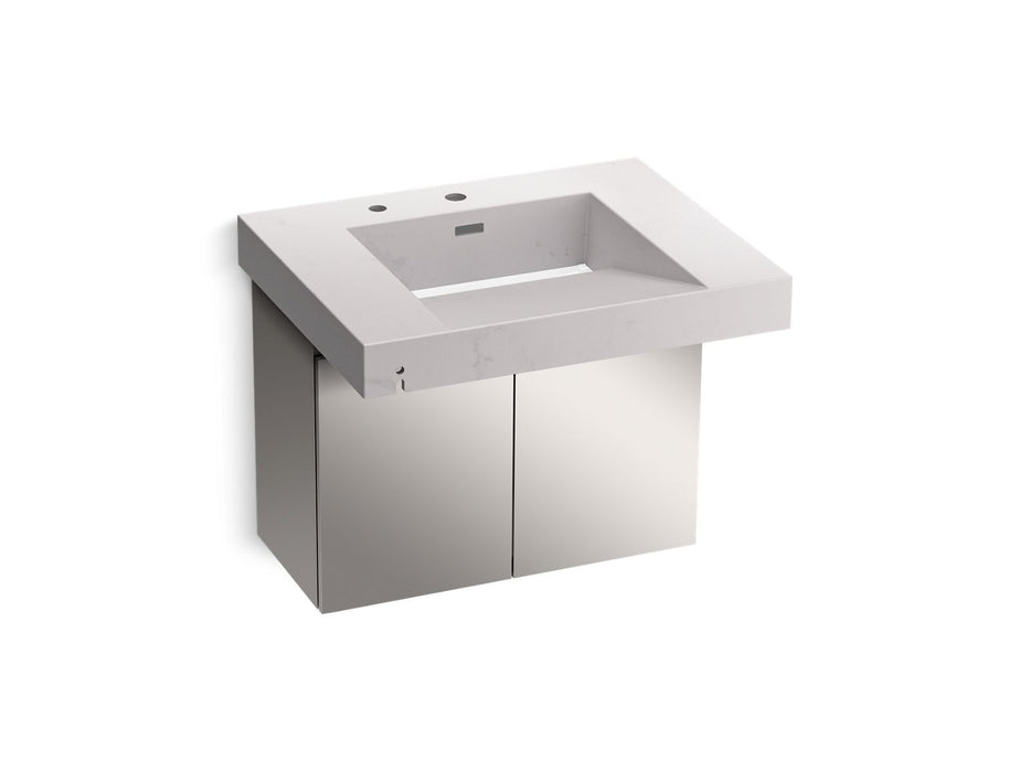 KOHLER K-81029-BSS Constellation 30" wall-mount lavatory system, et statuario