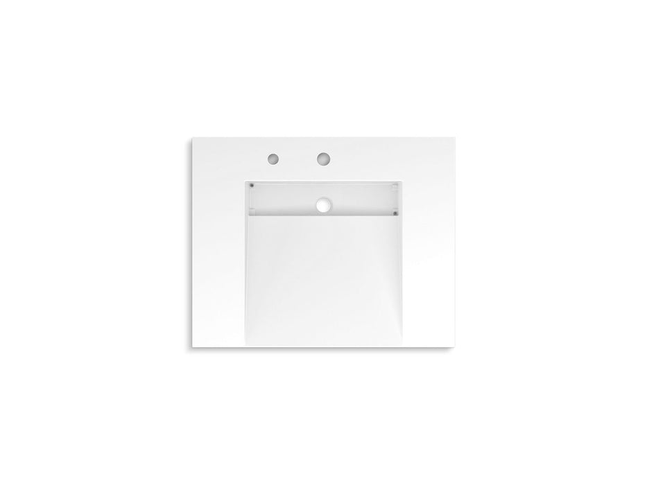 KOHLER K-81029-BSS Constellation 30" wall-mount lavatory system, glacier white