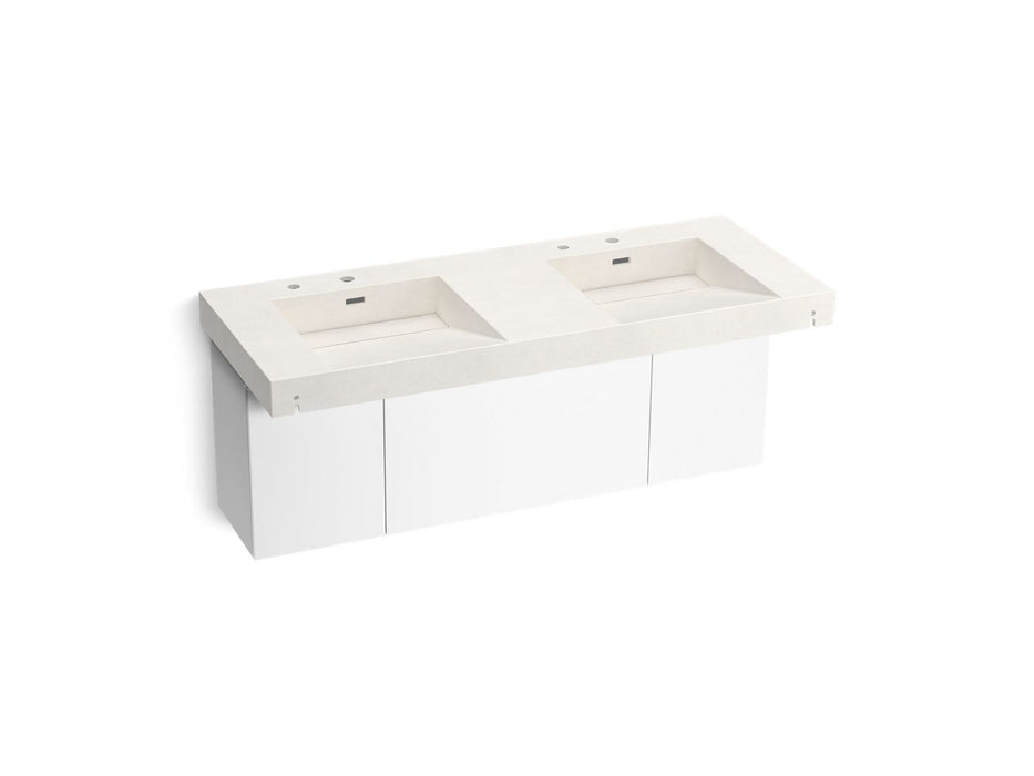 KOHLER K-81030-BPW Constellation 60" wall-mount basin lavatory system, arrow root