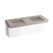 KOHLER K-81030-BPW Constellation 60" wall-mount basin lavatory system, neutral concrete