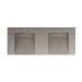 KOHLER K-81030-BSS Constellation 60" wall-mount basin lavatory system, concrete