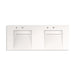 KOHLER K-81030-BSS Constellation 60" wall-mount basin lavatory system, designer white