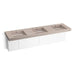 KOHLER K-81031-BPW Constellation 90" wall-mount basin lavatory system, canvas